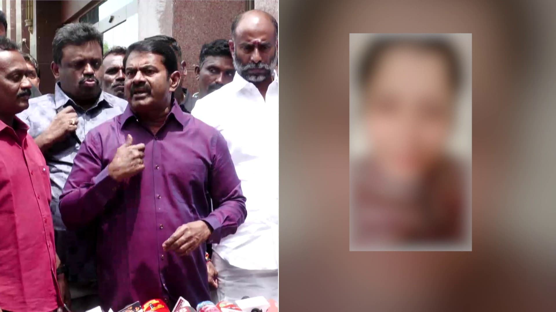 நடிகையை நான் அநாகரிகமாக பேசியதாக கூற தி.மு.கவுக்கு தகுதி இல்லை - சீமான்