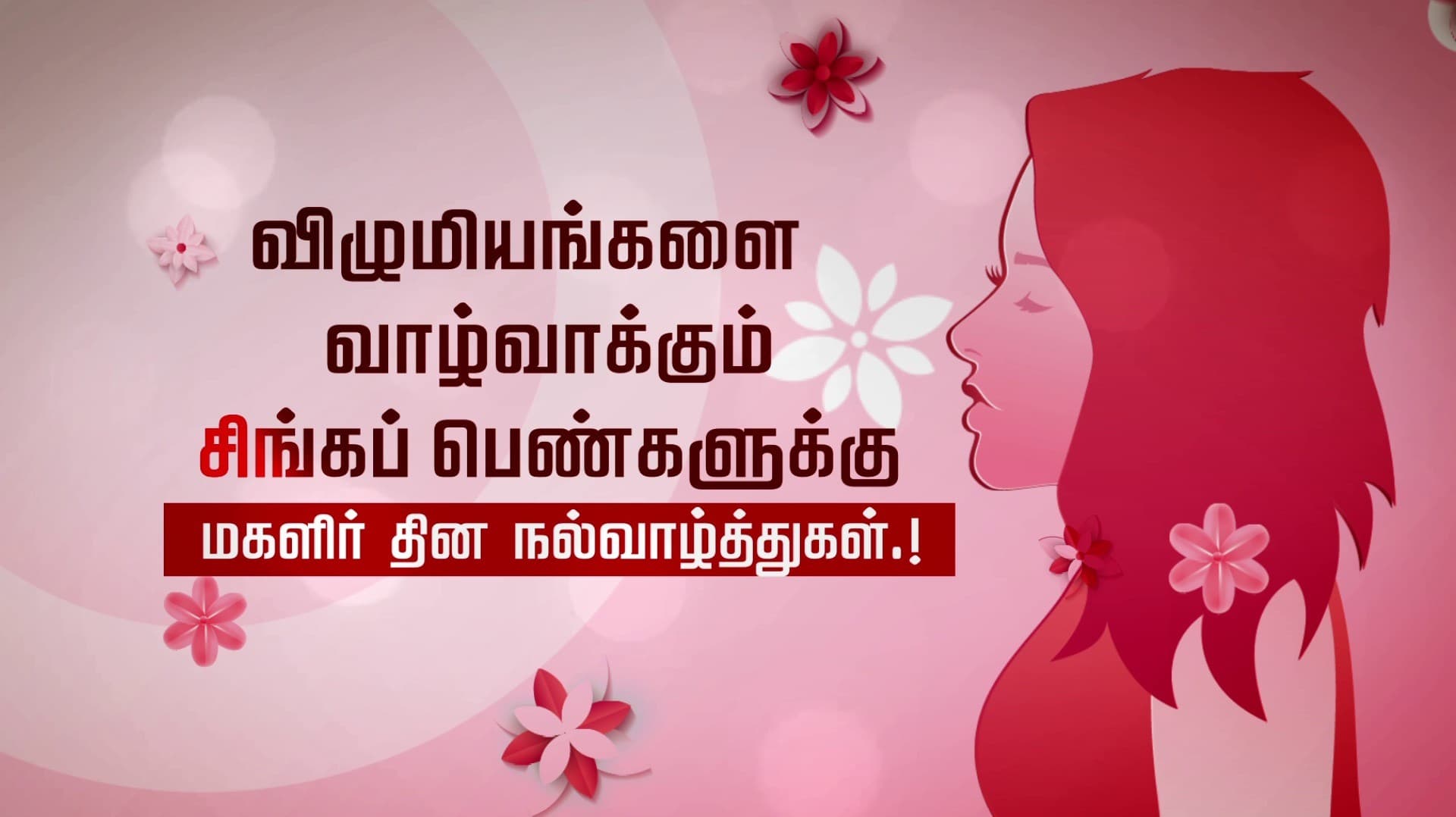விழுமியங்களை வாழ்வாக்கும் சிங்கப் பெண்களுக்கு மகளிர் தின நல்வாழ்த்துக்கள்.!