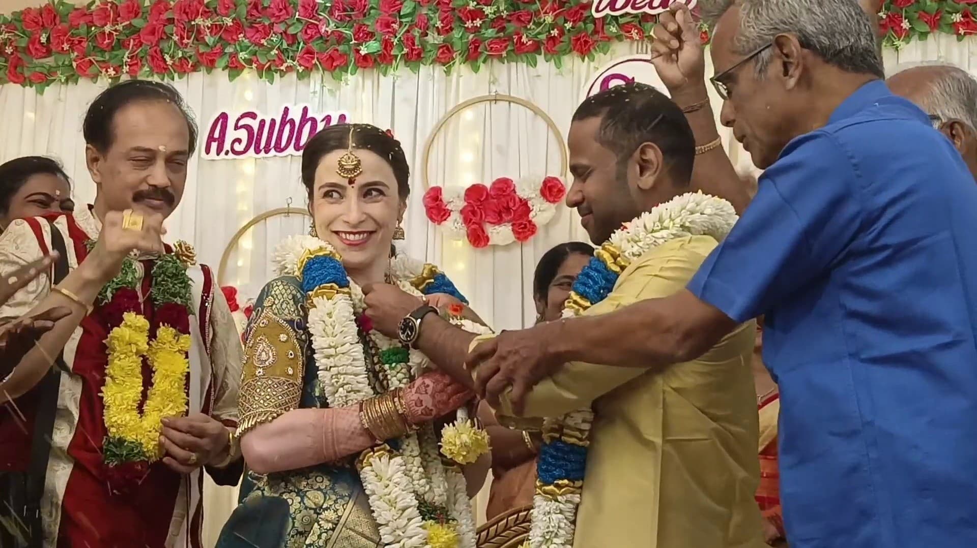 தமிழ்நாட்டு மாப்பிள்ளைக்கும் போர்ச்சுக்கல் பெண்ணுக்கும் காரைக்குடியில் திருமணம்