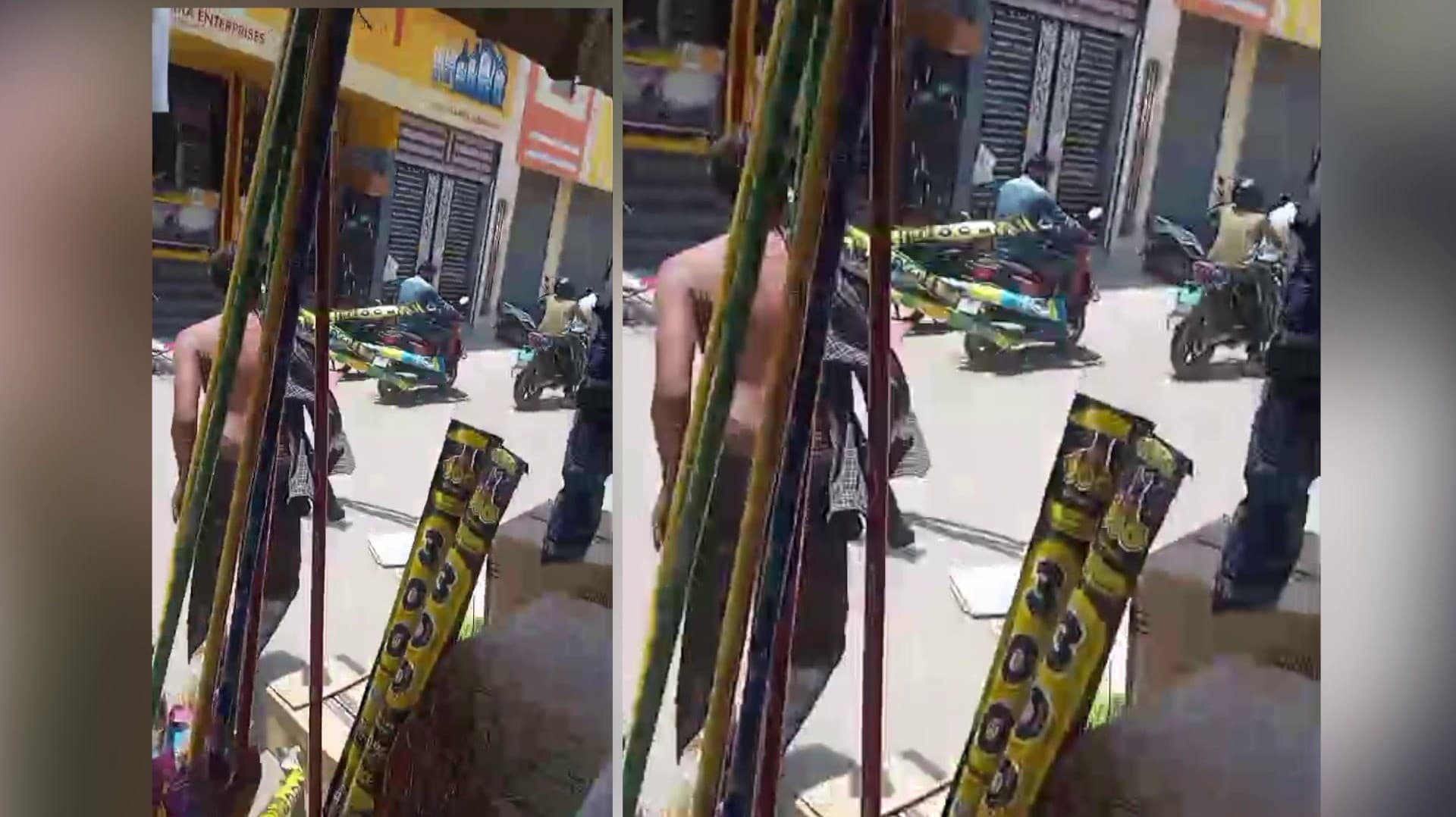 மது குடிக்க பணம் கிடைக்காததால் சாலையில் 'அட்ராசிட்டி' செய்த போதை ஆசாமி...!