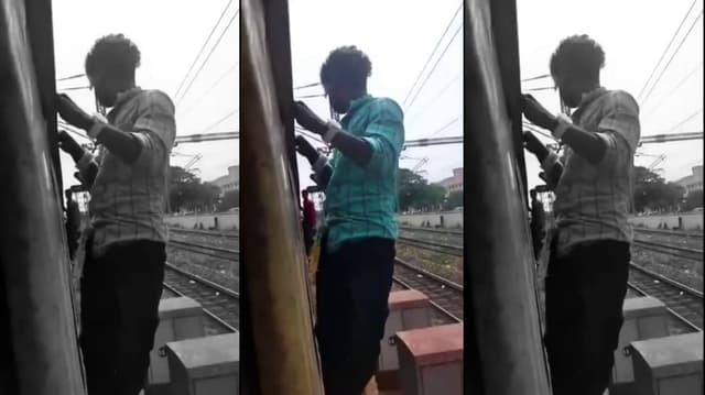 புறநகர் ரயில்களில் ஆபத்தான பயணம் செய்யும் மாநிலக் கல்லூரி மாணவர்களின் இன்ஸ்டா ரீல் அட்டகாசம்