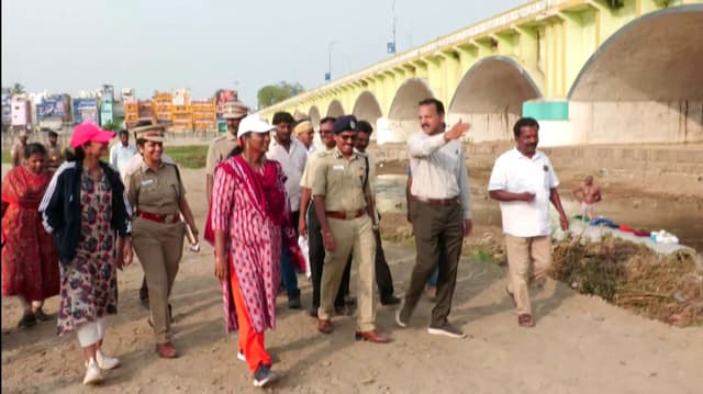 வைகை ஆற்றில் எழுந்தருளும் கள்ளழகர்.. பாதுகாப்பு ஏற்பாடுகள் குறித்து மாவட்ட ஆட்சியர் ஆய்வு