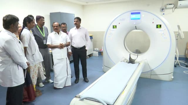இ.எஸ்.ஐ. மருத்துவமனையில் தமிழக தொழிலாளர் நல அமைச்சர் ஆய்வு