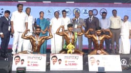 முதலமைச்சர் மு.க.ஸ்டாலின் பிறந்த நாளையொட்டி சேலத்தில் ஆணழகன் போட்டி