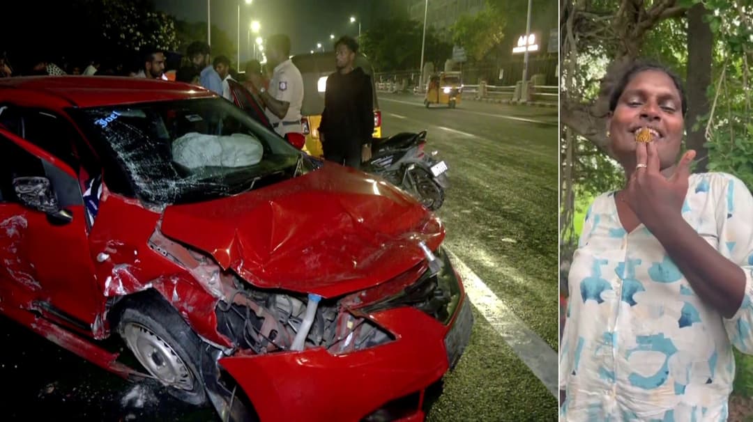 மதுபோதையில் காரை ஓட்டி விபத்தை ஏற்படுத்திய திருநங்கை விமலா.. 3 பேர் படுகாயம்..