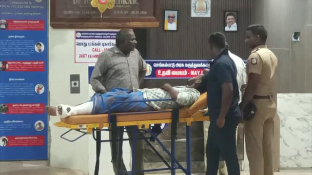 பிரபல வழிப்பறி கொள்ளையன் கைது.. போலீசாரை கண்டு தப்பியோடிய போது கால்முறிவு..