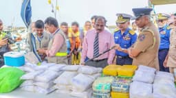 இலங்கைக்  கடற்படையினர் நடத்திய சோதனையில் சிக்கிய ரூ.600 கோடி மதிப்பிலான போதைப்பொருள் பறிமுதல்
