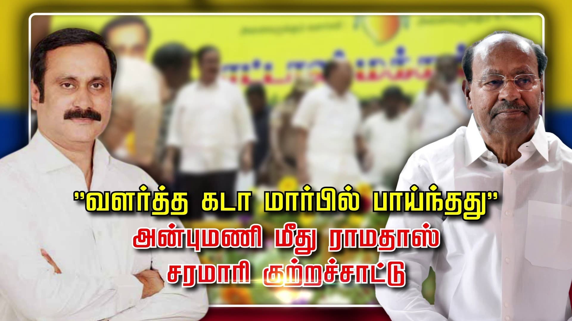 ''வளர்த்த கடா மார்பில் பாய்ந்தது'' அன்புமணி மீது ராமதாஸ் சரமாரி குற்றச்சாட்டு