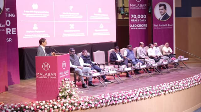 உலக வறுமை மற்றும் பட்டினி ஒழிப்புக்கு மலபார் கோல்டு அண்டு டயமண்ட் நிறுவனம் ரூ.150 கோடி ஒதுக்கீடு