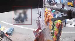 சாலையில் நின்ற ஆட்டோ ஓட்டுநரை கடித்து குதறிய ராட்வீலர் நாய்கள்