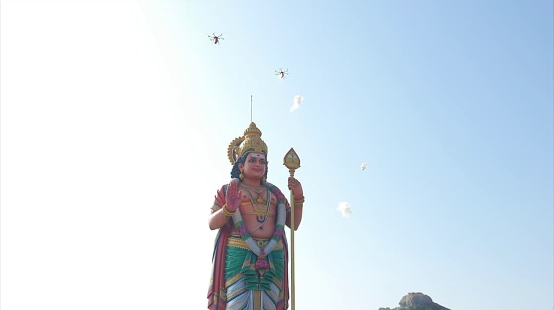 தீர்த்தகிரி வடிவேல் சுப்பிரமணியர் கோவில் கும்பாபிஷேகம்.. 92 அடி உயர முருகன் சிலை..