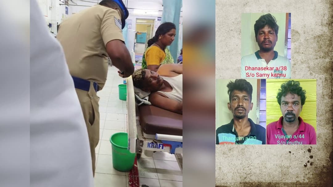 மாநகராட்சி துப்புரவு பணியாளர்களை உருட்டுக் கட்டையால் தாக்கி, வாகனத்தை சேதப்படுத்தியதாக தி.மு.க வட்டச் செயலாளர் உள்பட 3 பேர் கைது