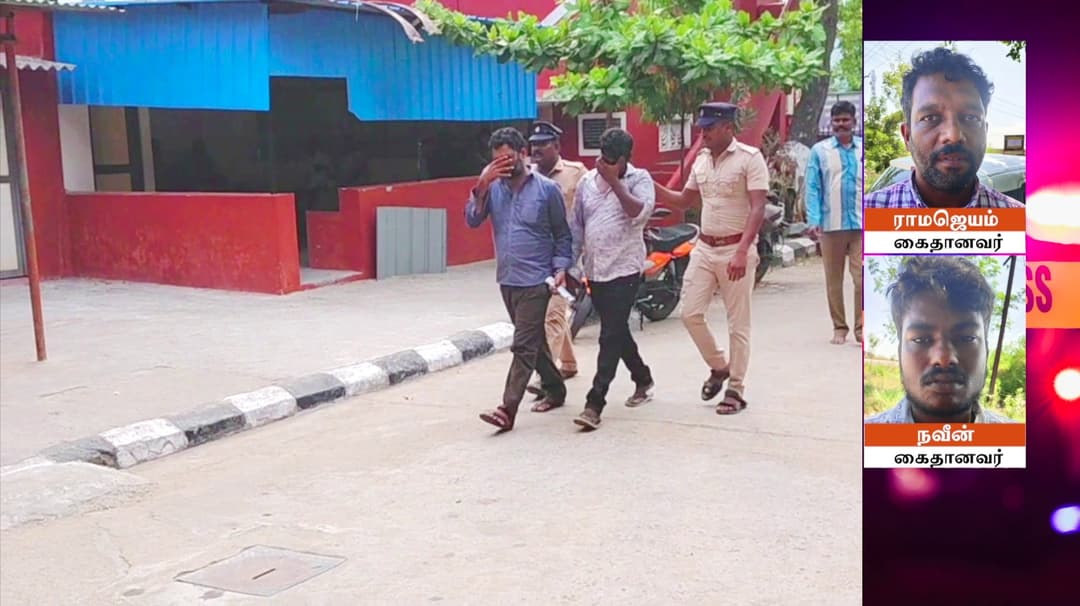 திருச்செந்தூரில் தொடர் கொள்ளையில் ஈடுபட்ட 2 பேர்..  சிசிடிவி காட்சி மூலம் தட்டித்தூக்கிய போலீசார்..