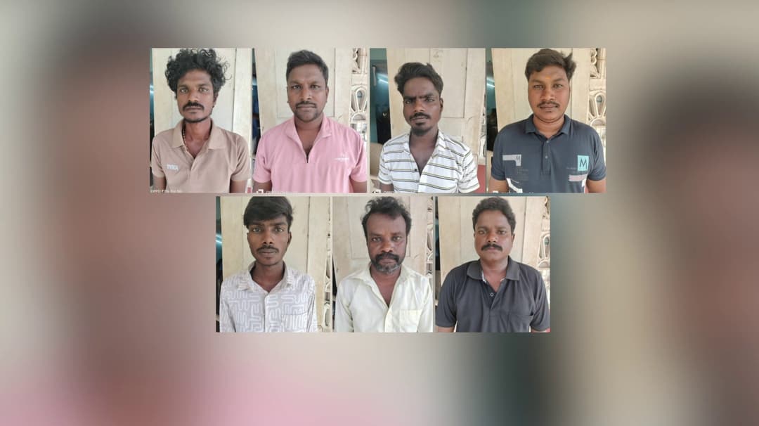 தொடர் வழிப்பறியில் ஈடுபட்டுவந்த 8 பேர் கொண்ட கும்பல் கைது