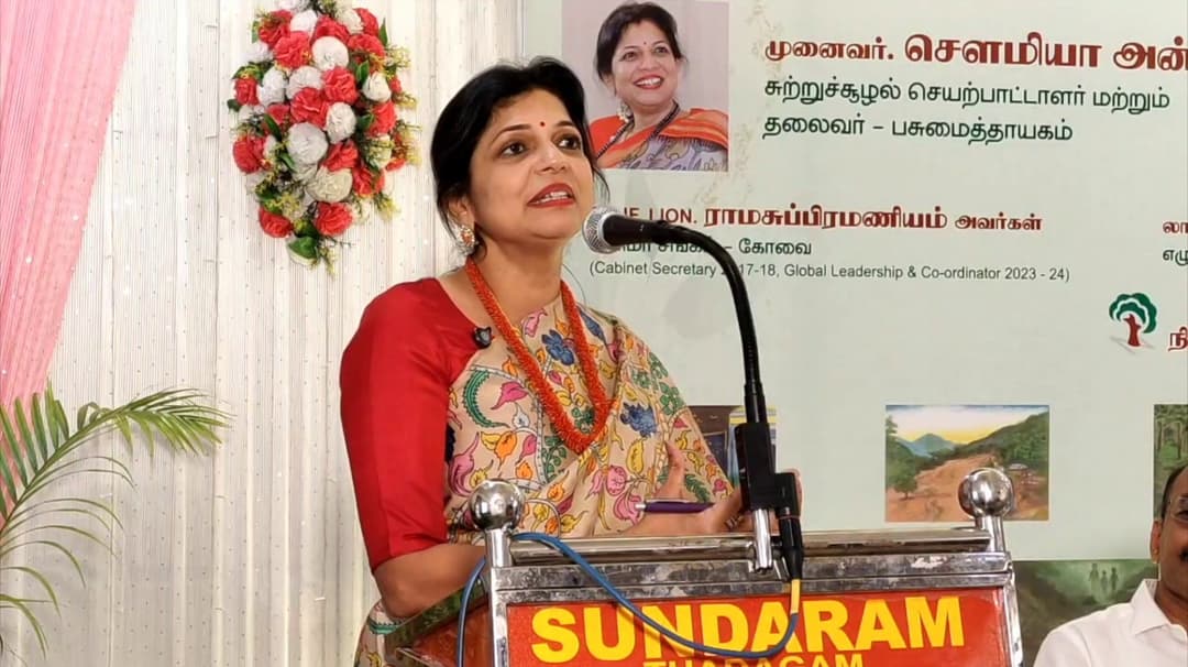 பொறுமைக்கு கணவர் அன்புமணி சிறந்த உதாரணம்- சௌமியா