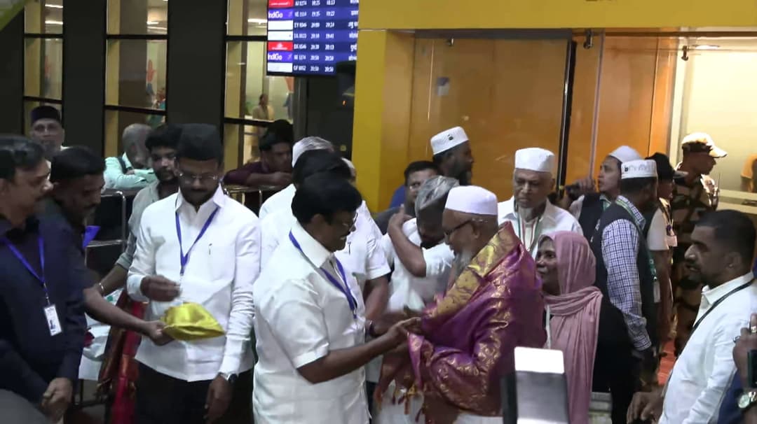 ரூ.65 கோடியில் ஹஜ் இல்லம்.. புனித ஹஜ் பயணம் முடித்து திரும்பியவர்களுக்கு வரவேற்பு..