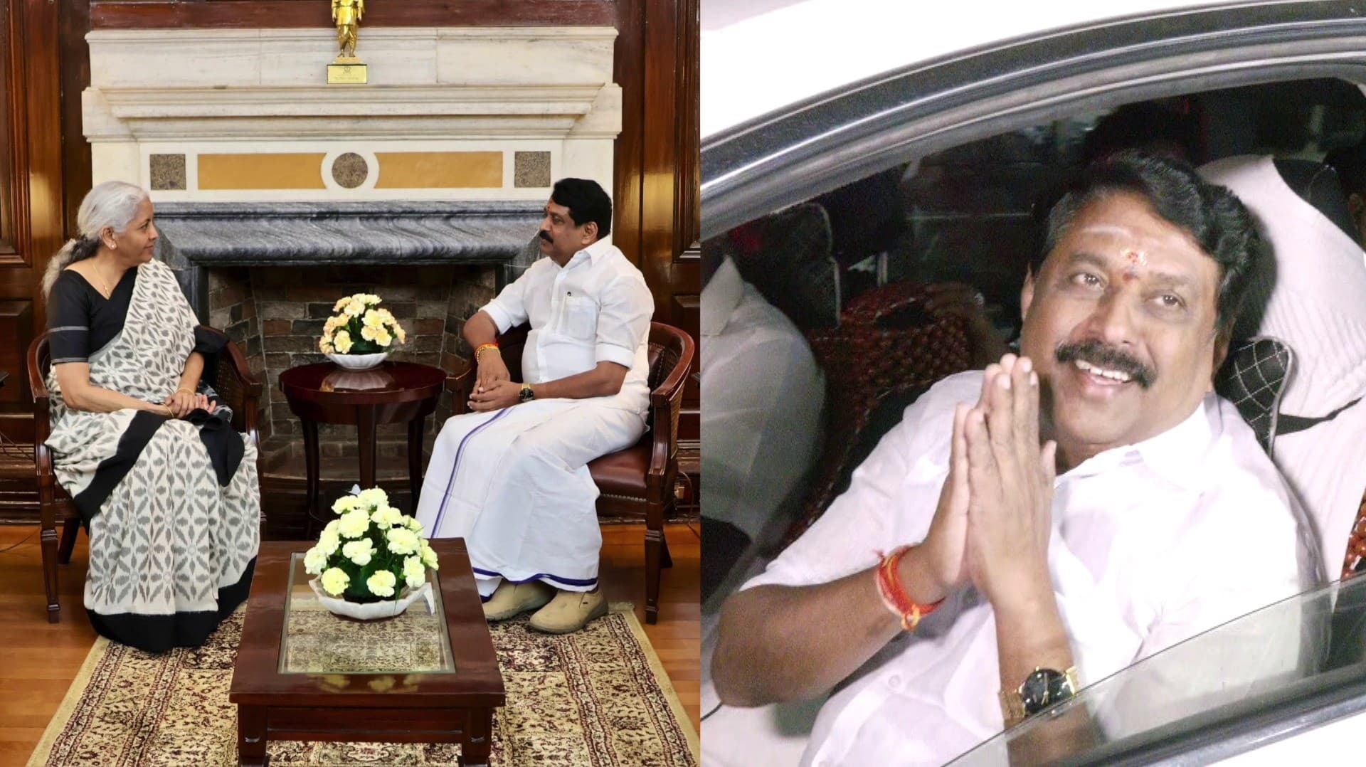 நிர்மலா சீதாராமனுடன் நயினார் நாகேந்திரன் சந்திப்பு