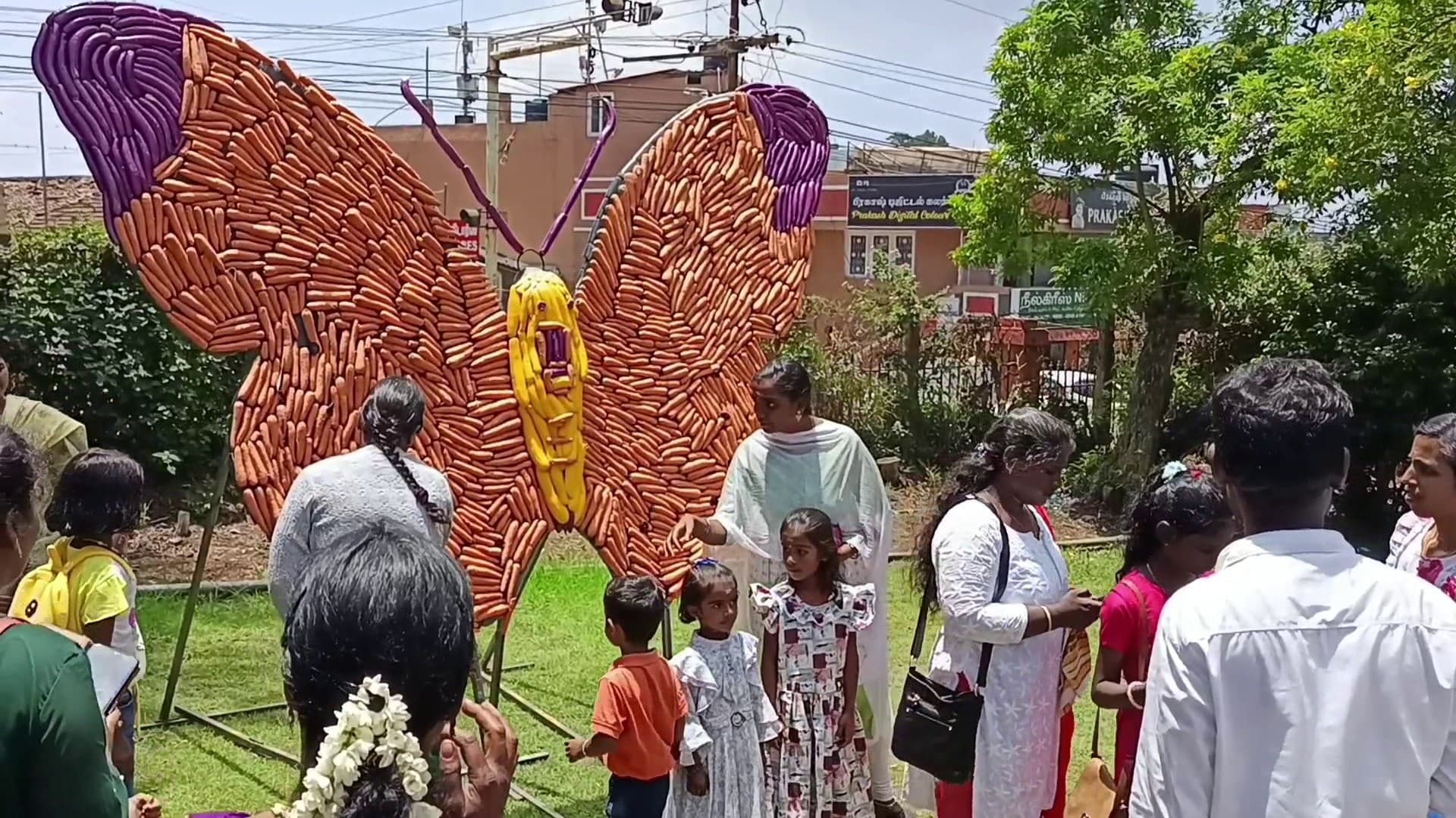 கோத்தகிரி நேரு பூங்காவில் களை கட்டிய காய்கறிக் கண்காட்சி