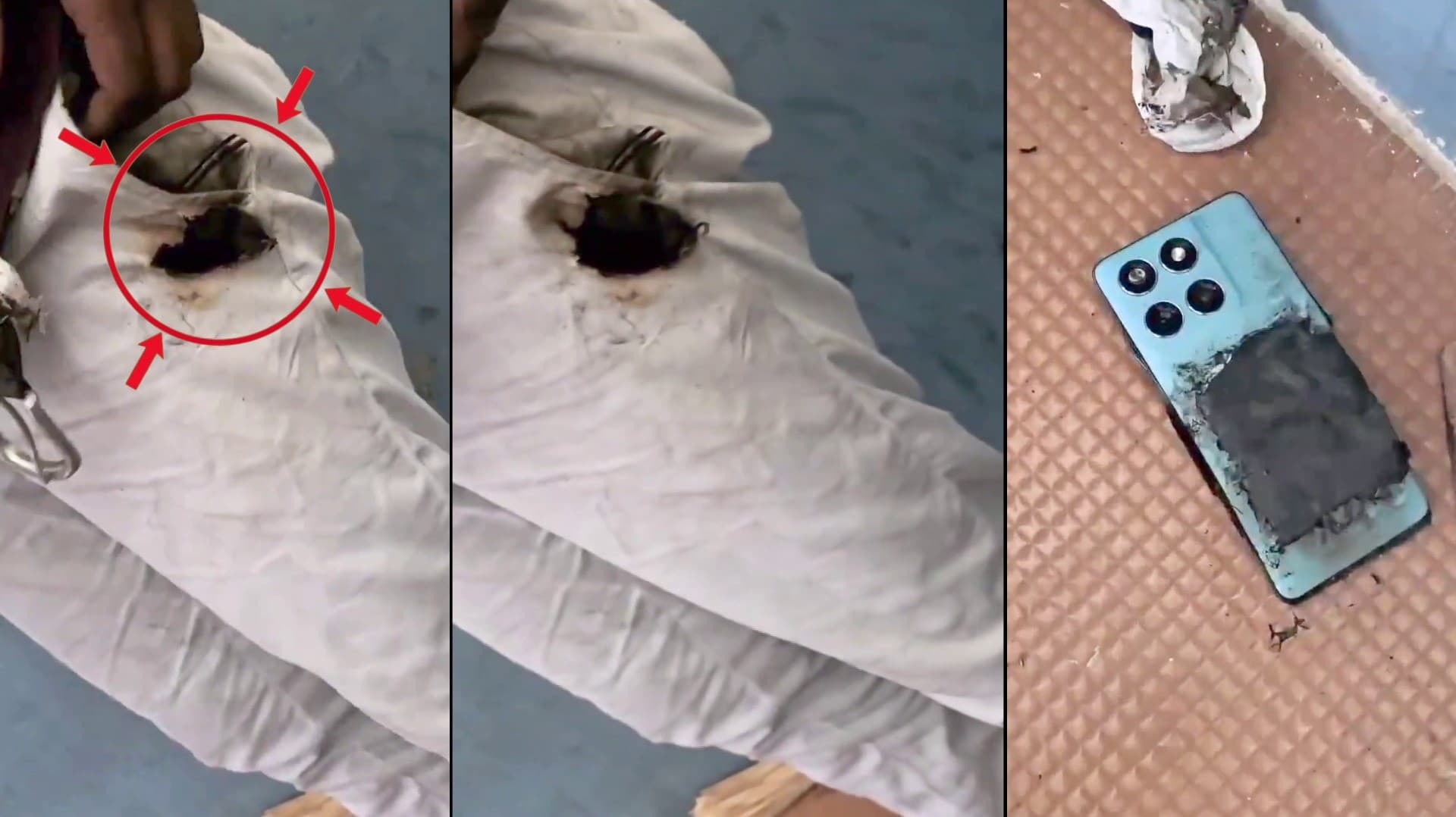 பேண்ட் பாக்கெட்டில் வைத்திருந்த செல்போன் சூடாகி வெடித்ததில் மாணவனுக்கு காயம்..