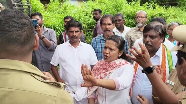 காங்கிரஸ் எம்.எல்.ஏ. தாரகை கத்பட் உட்பட 9 பேர் கைது