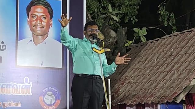 "அ.தி.மு.கவுடன் சேரலாம் தப்பில்லை; ஆனால் பா.ஜ.கவுடன் இருப்பதால் முடியாது" - திருமாவளவன்