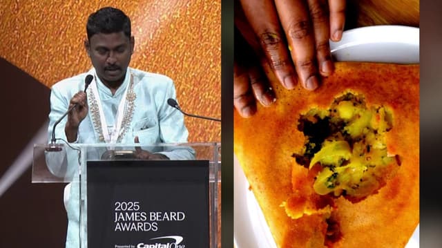 மதுரையைச் சேர்ந்த சமையல் கலைஞர் விஜயகுமாருக்கு ஜேம்ஸ் பியர்ட் விருது
