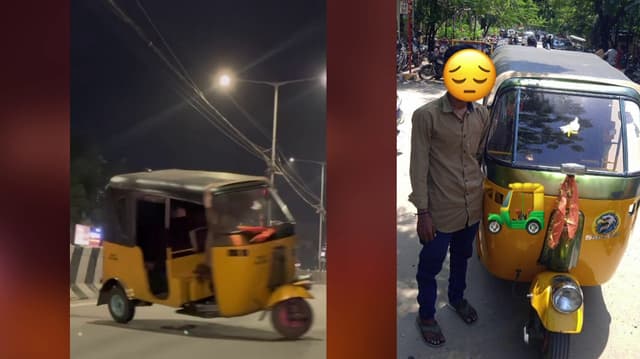 நடு ரோட்டில் சாகசத்தில் ஈடுபட்ட ஆட்டோ ஓட்டுநர் மீது வழக்குப்பதிவு