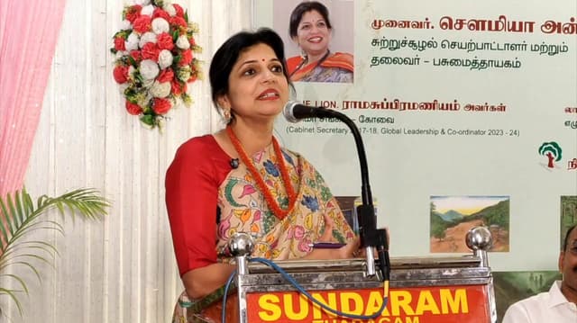 பொறுமைக்கு கணவர் அன்புமணி சிறந்த உதாரணம்- சௌமியா