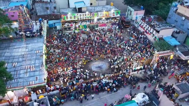 திரௌபதி அம்மன் கோயிலில் மகாபாரத பெருவிழா.. ஏராளமான பக்தர்கள்  வழிபாடு..
