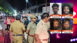 பூங்காவில் போதை கும்பல் ரகளை, தட்டிக்கேட்ட காவலருக்கு வெட்டு.. 5 பேரை கைது செய்த போலீஸ்