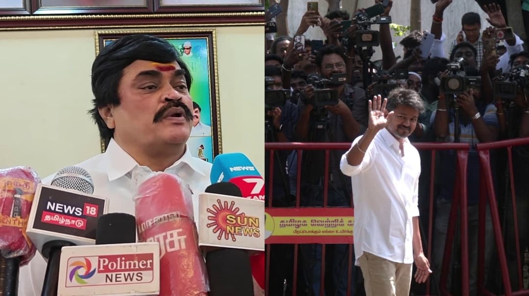 விஜய் அ.தி.மு.க.வுடன் கைகோர்க்க வேண்டும் - கே.டி.ராஜேந்திரபாலாஜி