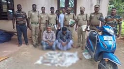 வாகன தணிக்கையின்போது சிக்கிய கடல் குதிரைகள்.. 2 பேரை கைது செய்து சிறையில் அடைத்த வனத்துறையினர்