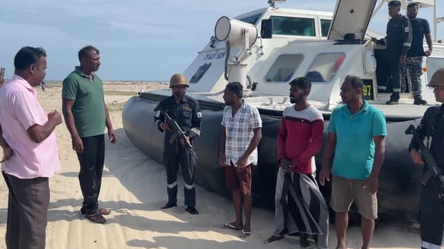 இலங்கையில் இருந்து தமிழகத்திற்குள் ஊடுருவ முயன்ற 3பேர் கைது