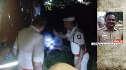 லாரியின் பின்பக்கம் மோதிய மற்றொரு லாரி..! பைக் மீது மோதியதில் காவலர் பலி..