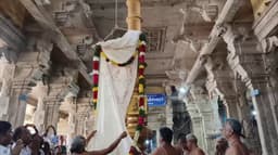 சொர்ணமூர்த்தீஸ்வரர் கோவில் தேர்த்திருவிழா கொடியேற்றத்துடன் தொடக்கம்.. தேரோட்டம் வரும் 8 ஆம் தேதி நடைபெறும் என கோவில் நிர்வாகம்..