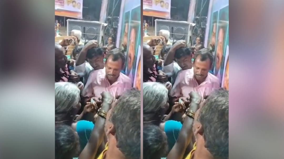 திமுக கூட்டத்துக்கு 'டோக்கன்' கொடுத்து அழைத்து வரப்பட்ட மக்கள்.. பணம் கிடைக்காதவர்கள், திமுக பிரமுகர்களுடன் வாக்குவாதம்..
