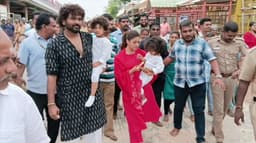 பழனி முருகன் கோவிலில் நயன்தாரா - விக்னேஷ் சிவன் தம்பதி சாமி தரிசனம்