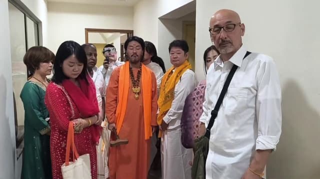 திருச்செந்தூர் குடமுழுக்கு விழாவில் ஜப்பான் பக்தர்கள் 25 பேர் பங்கேற்பு