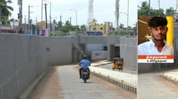 மனைவியின் கண்முன்பே மேம்பாலத்திலிருந்து சாலையில் குதித்த இளைஞர் உயிரிழப்பு