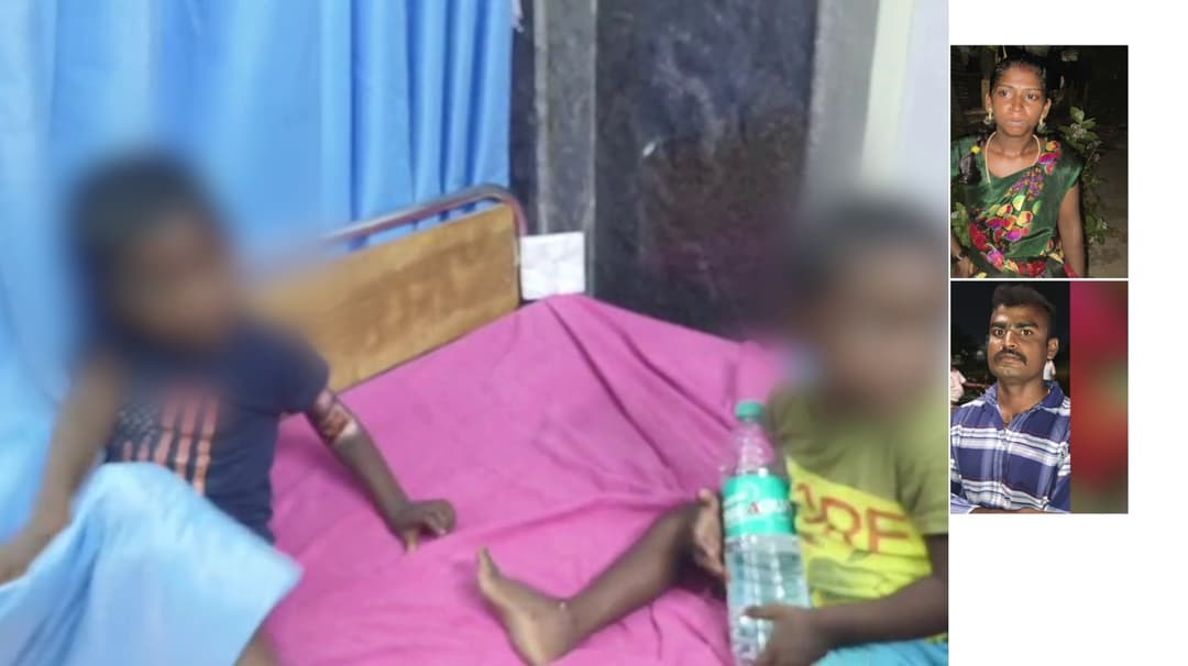 சொல் பேச்சு கேட்காத குழந்தைகளுக்கு சூடு வைத்த தாய் கைது