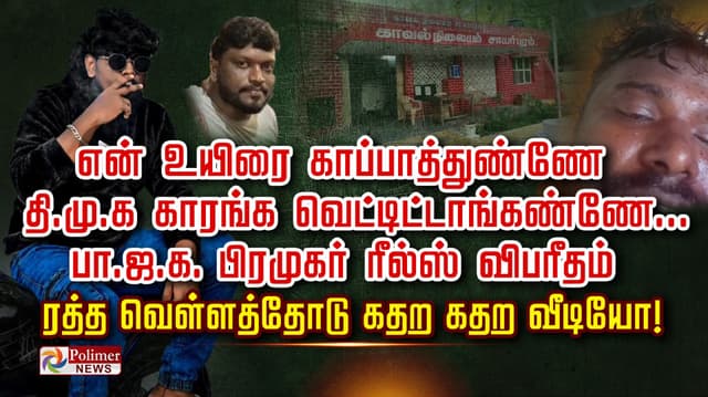 என் உயிரை காப்பாத்துண்ணே.. திமுக காரங்க வெட்டிட்டாங்கண்ணே... பா.ஜ.க.பிரமுகர் ரீல்ஸ் விபரீதம்.. ரத்த வெள்ளத்தோடு கதற கதற வீடியோ!