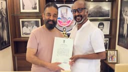 மாநிலங்களவை எம்பியாகும் கமல்ஹாசன் நடிகர் ரஜினிகாந்தை சந்தித்து வாழ்த்து பெற்றார்