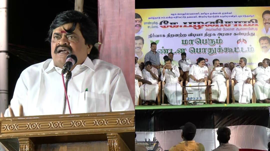 அதிமுக - பாஜக கூட்டணி விவகாரத்தில் இடையில் திமுகவிற்கு என்ன வேலை? - ராஜேந்திர பாலாஜி