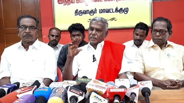 தேர்தல் செலவுக்கு திமுக பணம் கொடுத்தது உண்மை - மார்க். கம்யூ சண்முகம்