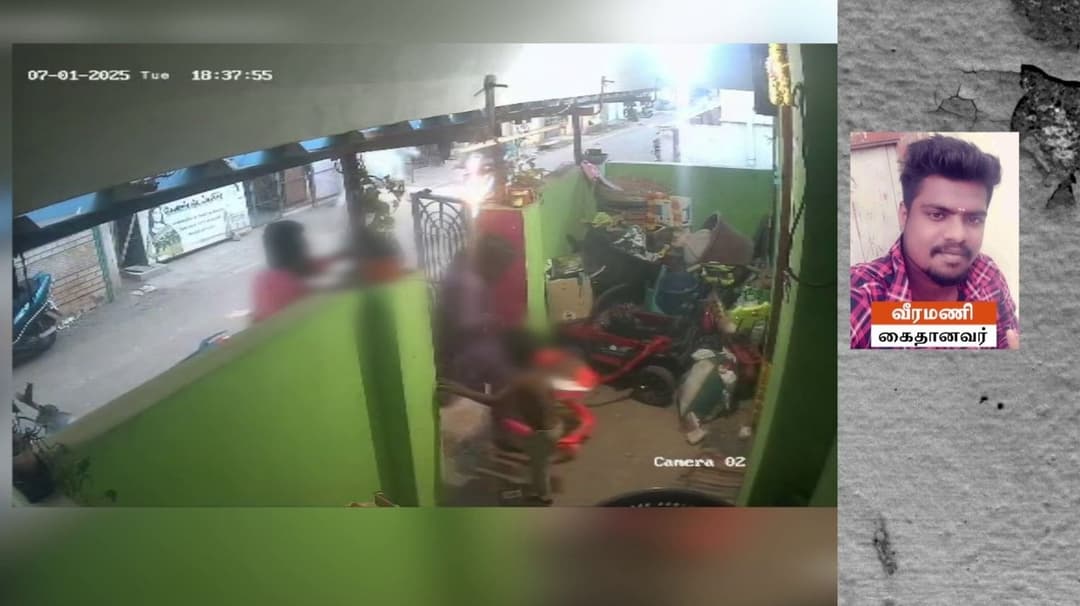 மனைவியை அரிவாளால் துரத்தி துரத்தி வெட்டிய கணவன்.. தலைமறைவாக இருந்தவர் 22 நாட்களுக்குப் பின் கைது