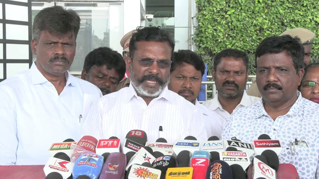 அதிமுகவுடன் தோழமை உணர்வு இருக்கிறது - திருமாவளவன்