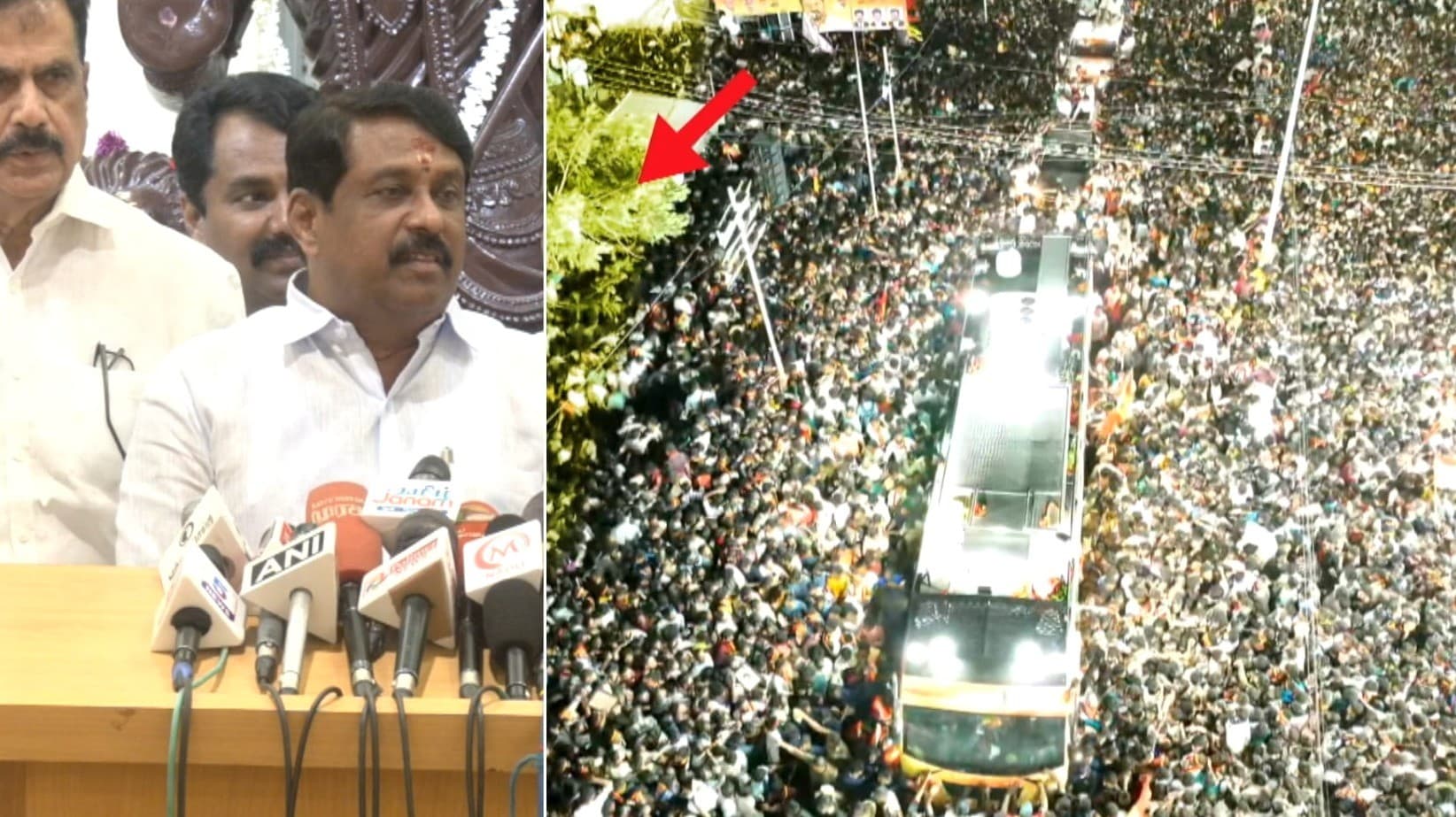 கரூர் சம்பவத்தில் வதந்தி பரப்பியதாக 25 பேர் மீது வழக்குப் பதிவு, 3 பேர் கைது - நயினார் கண்டனம்