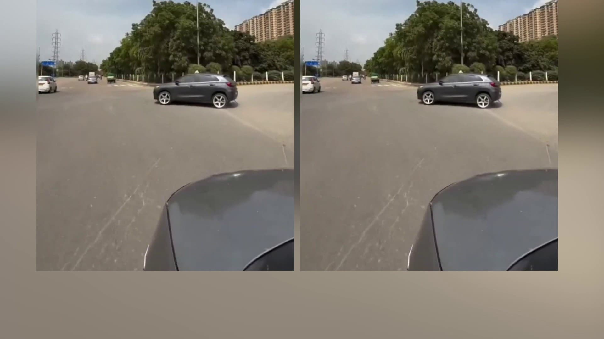 கார் சாகசத்தில் ஈடுபட்ட இளைஞருக்கு ரூ.57,500  அபராதம்