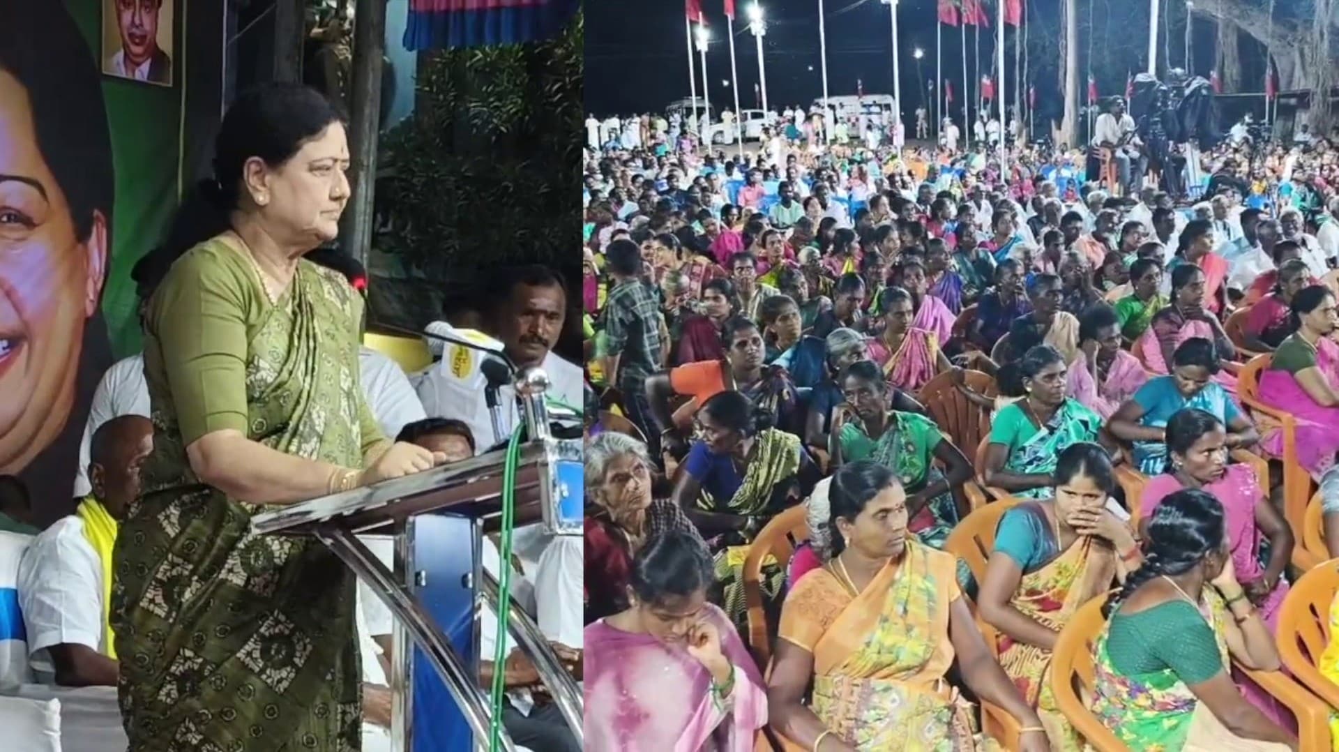 பொய் வாக்குறுதி தர ஏற்பாடு செய்து வரும் தி.மு.க.: சசிகலா