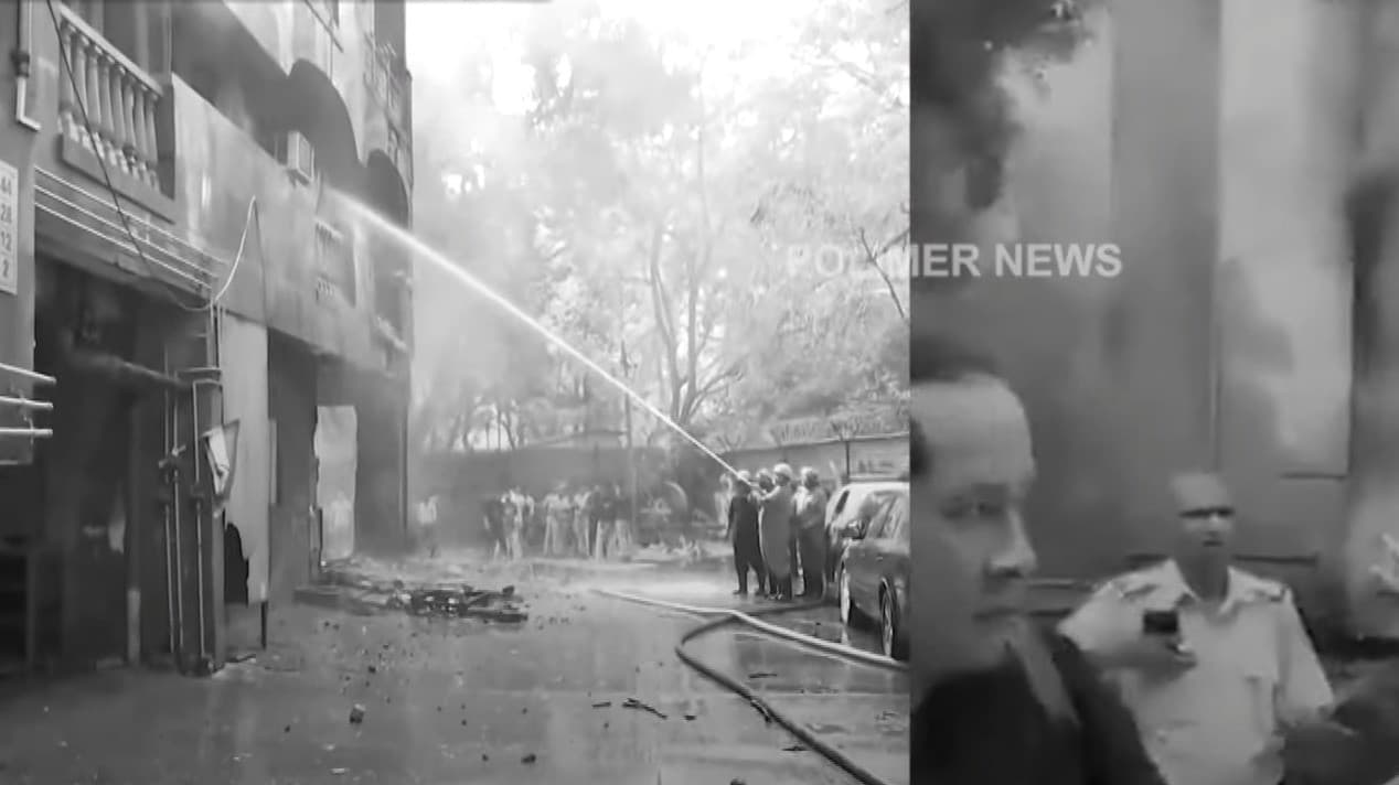 ராஜ்யசபா எம்பிக்கள் குடியிருப்பில் பெரும் தீ விபத்து